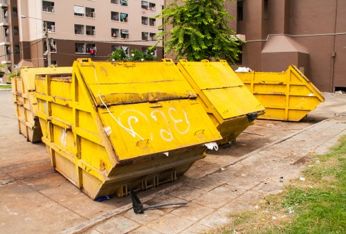 Various sizes of domestic skips available for hire in Whitechapel