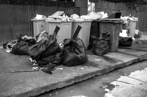 Professional site clearance team working in Whitechapel