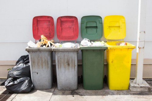 Construction site with waste management services in Whitechapel