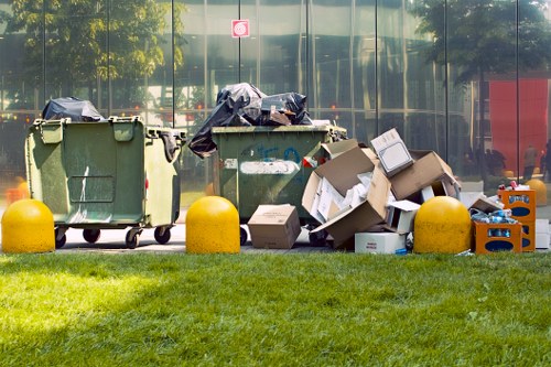 Modern waste clearance technology in action